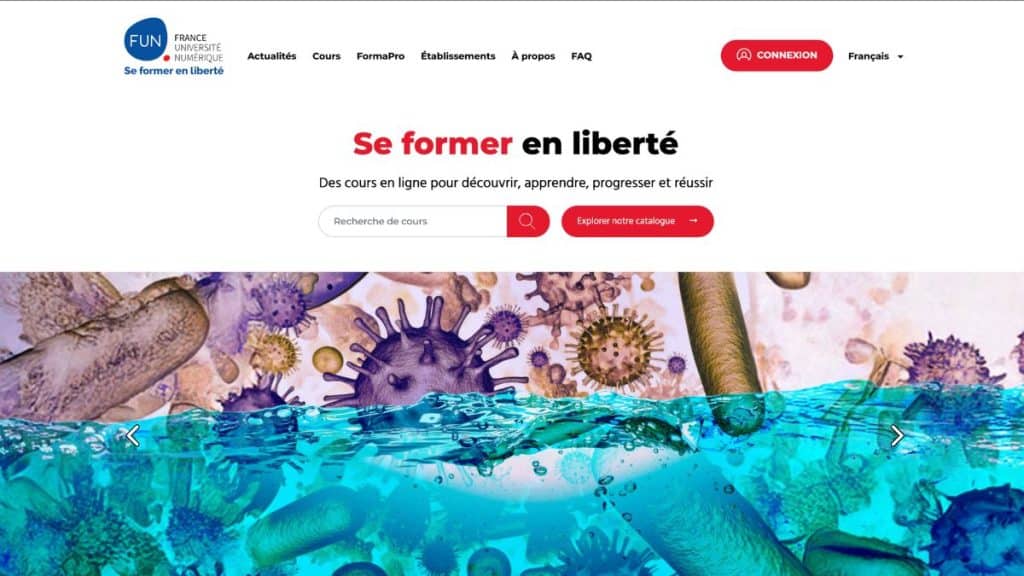 ![Interface plateforme FUN MOOC - Alternative gratuite à LiveMentor pour entrepreneurs débutants