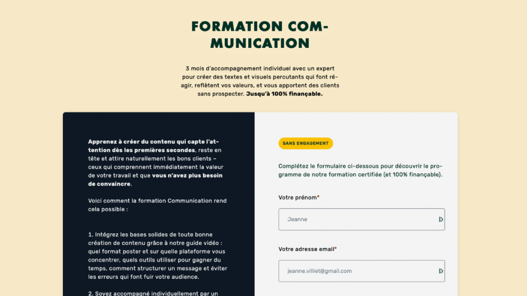hero formation Communication LiveMentor