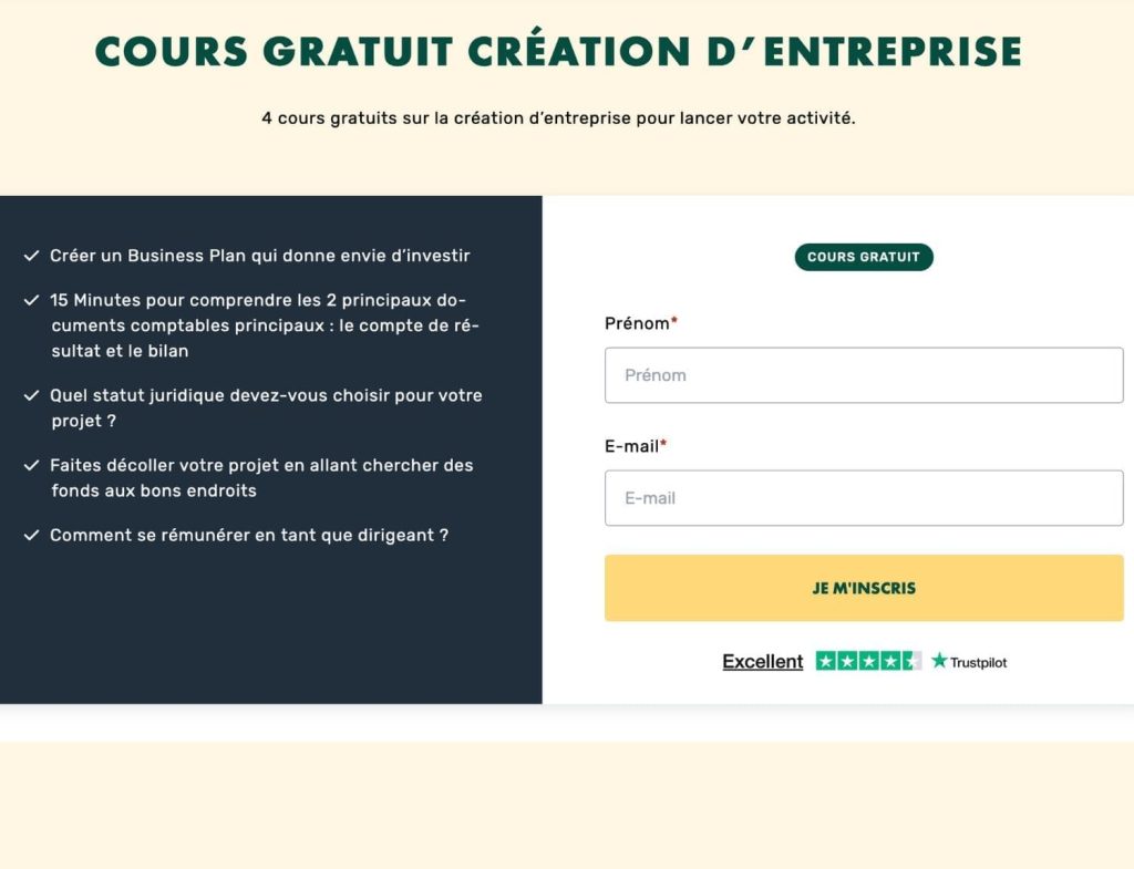 Présentation de la formation gratuite Business Plan La Case Départ LiveMentor