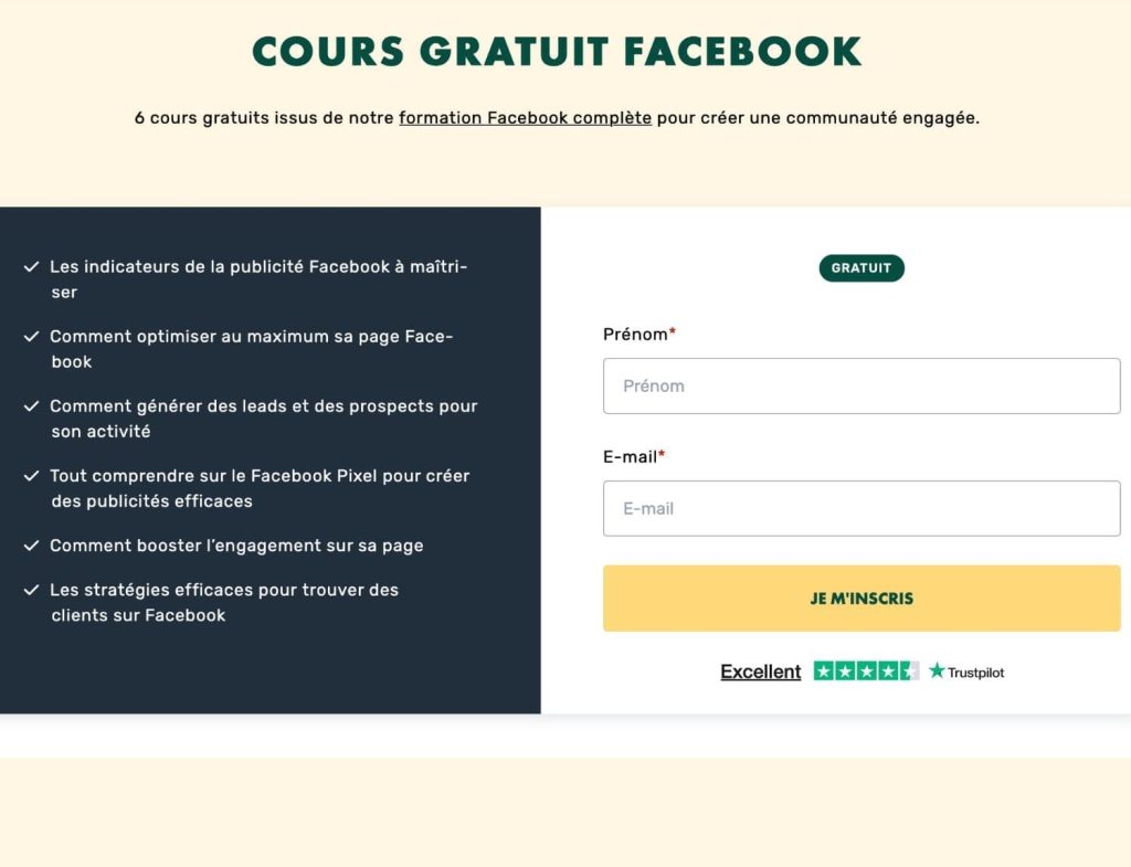 Présentation de la formation gratuite Créer une communauté Facebook LiveMentor