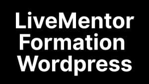 Visuel principal de l’article consacré à la formation WordPress LiveMentor
